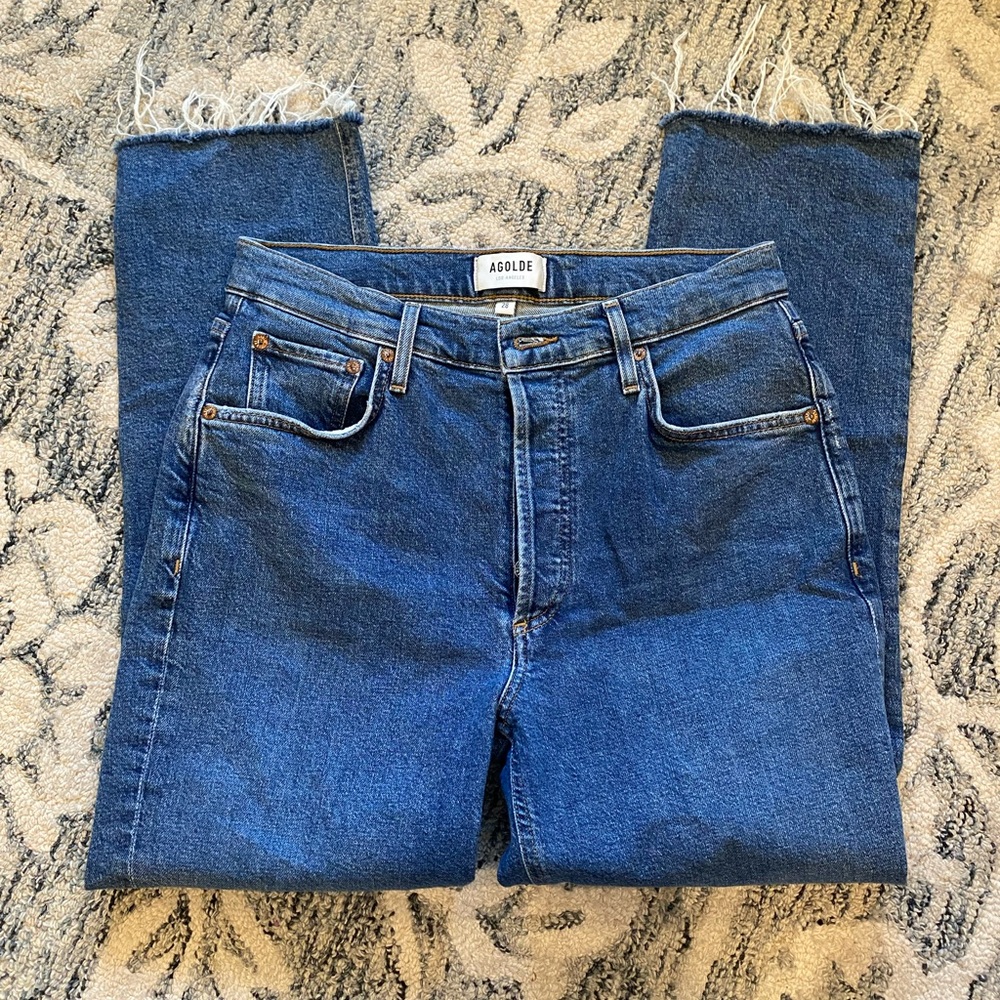 Agolde Riley crop Jean size 28